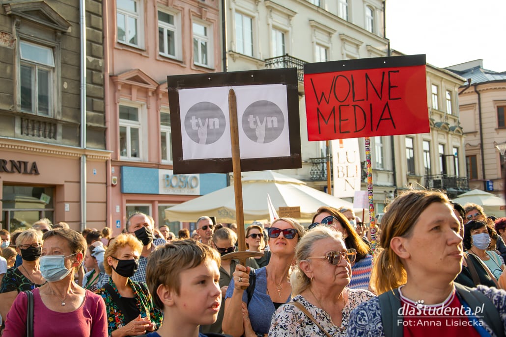 Wolne Media, Wolni Ludzie - manifestacja w Lublinie - zdjęcie nr 8