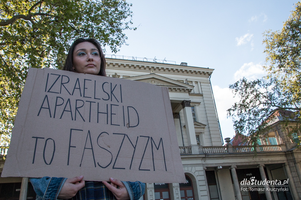 Solidarnie z Palestyną - manifestacja w Poznaniu - zdjęcie nr 9