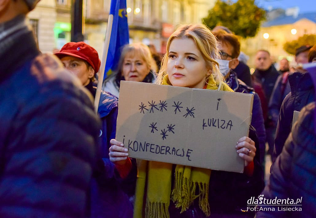 My zostajemy w Europie - demonstracja w Lublinie - zdjęcie nr 4
