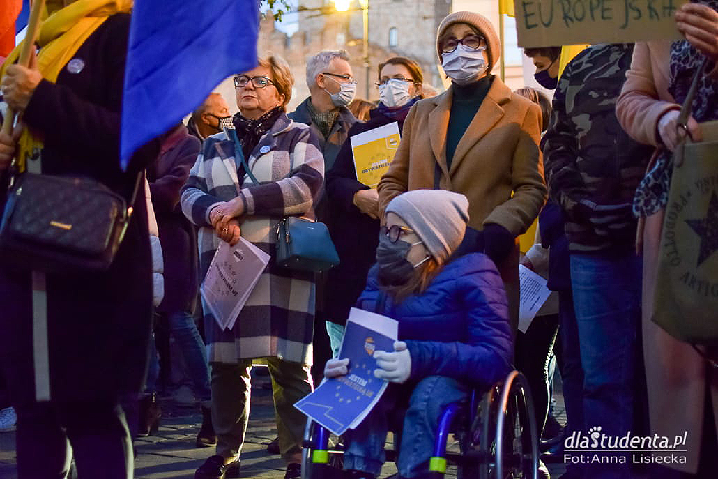 My zostajemy w Europie - demonstracja w Lublinie - zdjęcie nr 5