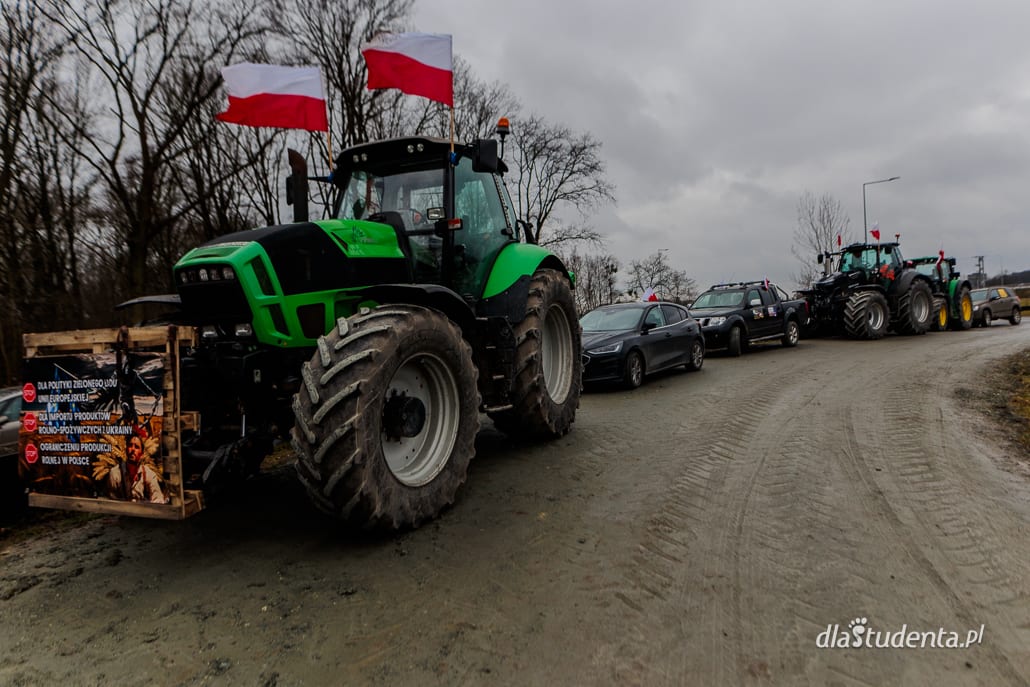 Protest rolników i myśliwych na Dolnym Śląsku  - zdjęcie nr 7