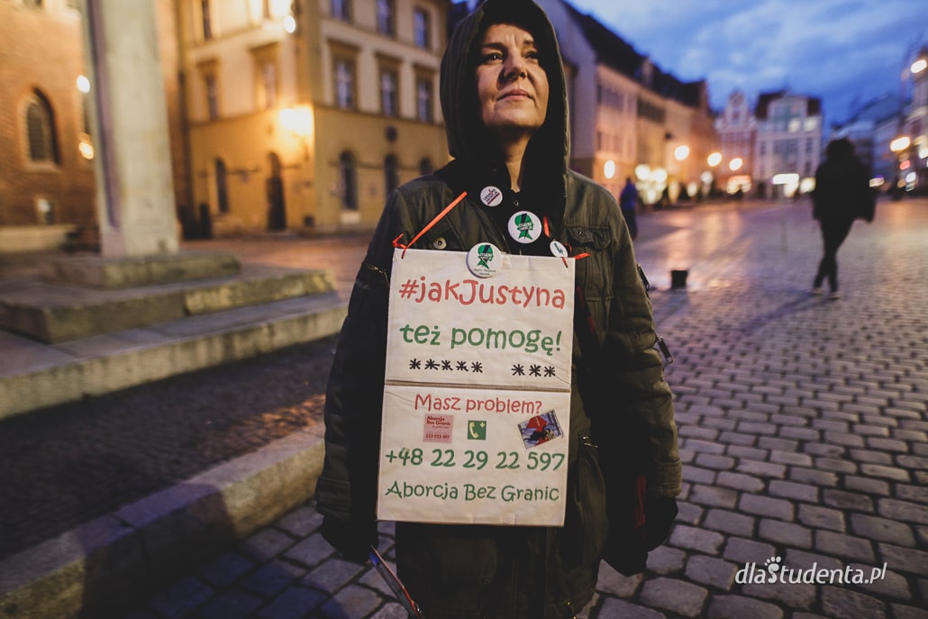 J# jak Justyna - protest we Wrocławiu  - zdjęcie nr 9