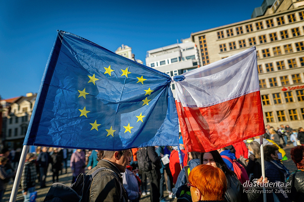 My zostajemy w Europie - demonstracja we Wrocławiu - zdjęcie nr 8