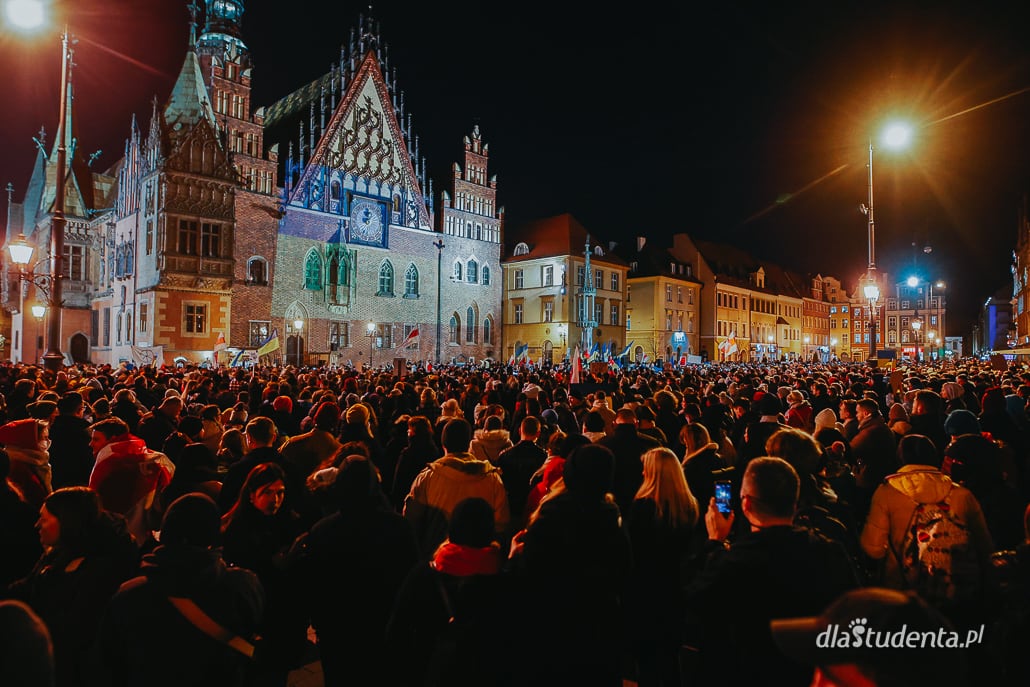 Solidarnie z Ukrainą - manifestacja poparcia we Wrocławiu - zdjęcie nr 11