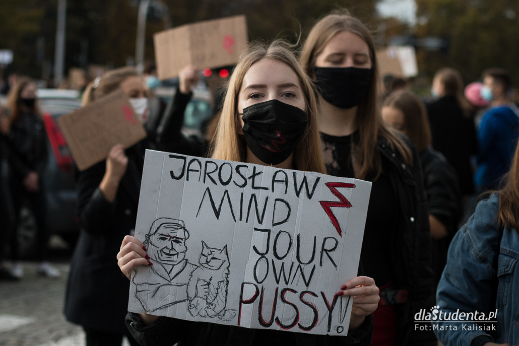 Strajk Kobiet: Studencki protest we Wrocławiu  - zdjęcie nr 7