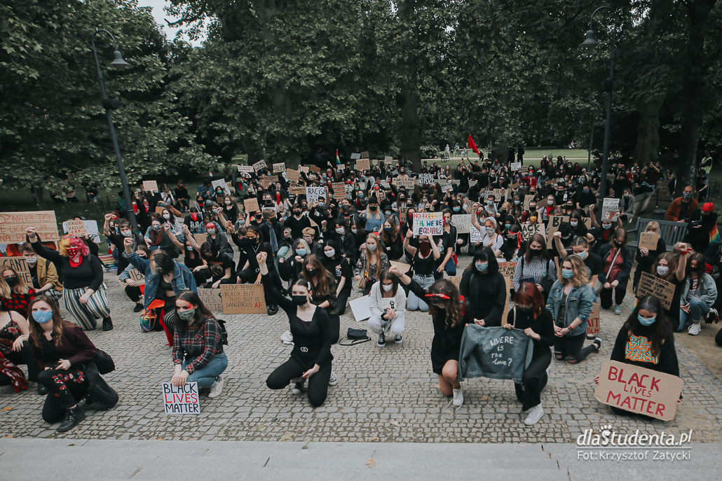  Protest Black Lives Matter we Wrocławiu 