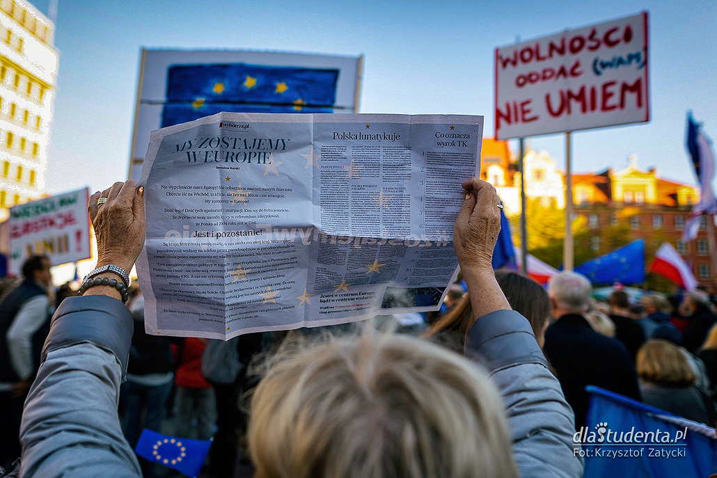 My zostajemy w Europie - demonstracja we Wrocławiu - zdjęcie nr 6