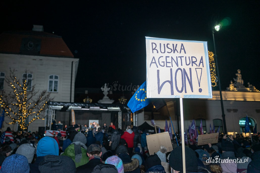 Wolne Media - protest w Warszawie - zdjęcie nr 4