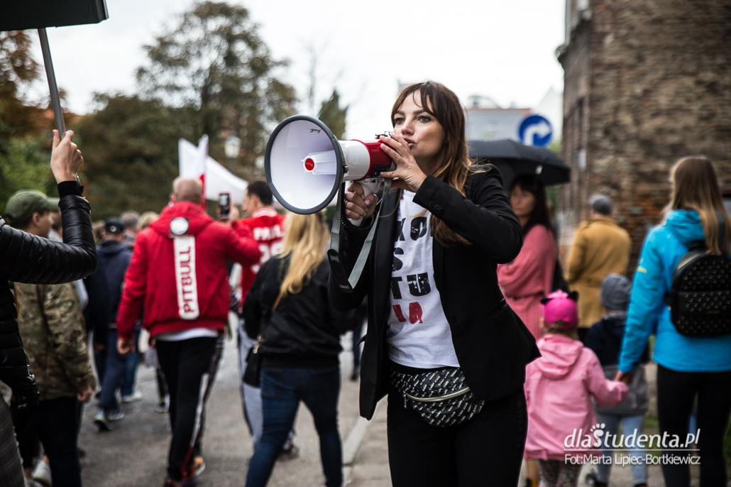 Manifestacja antycovidowców w Gdańsku - zdjęcie nr 6