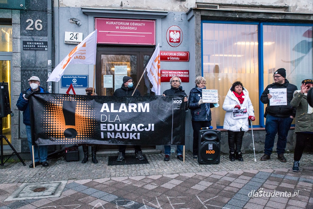 Lex Czarnek - protest w Gdańsku - zdjęcie nr 2