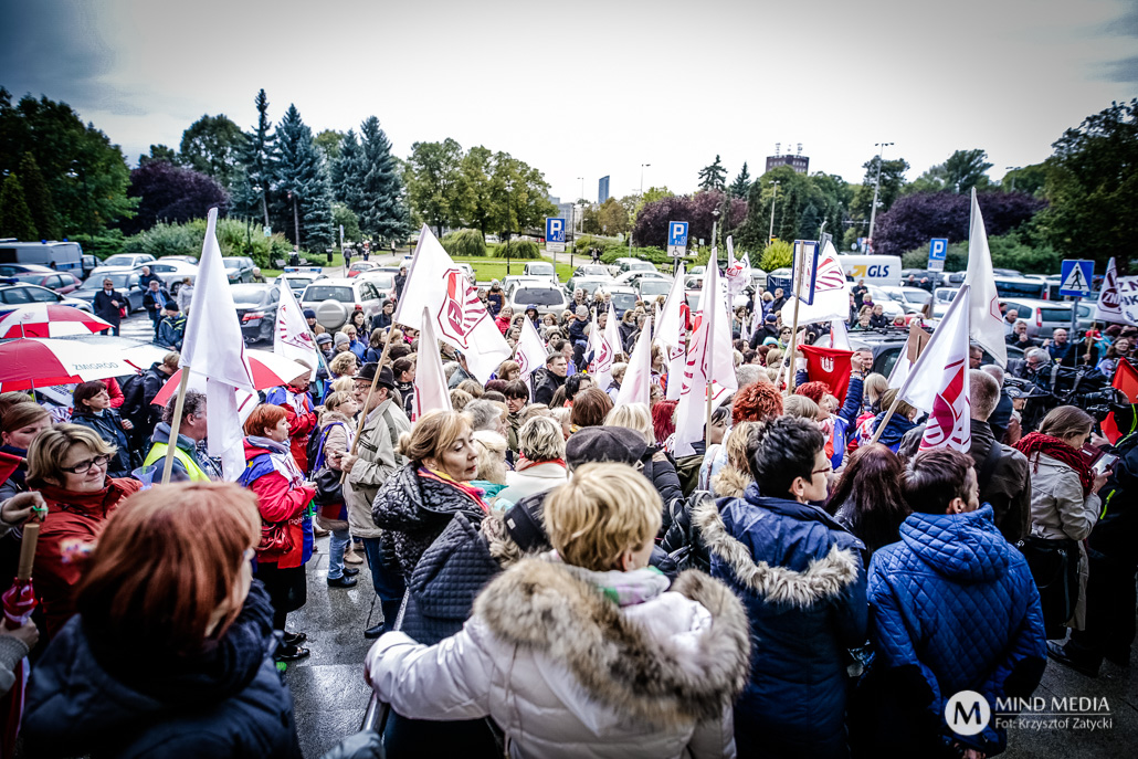 Protest nauczycieli we Wrocławiu - zdjęcie nr 11