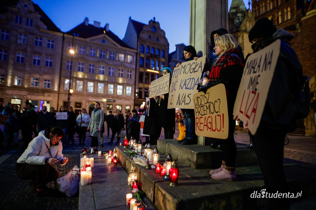 Miała na imię Liza. Stop przemocy wobec kobiet - protest we Wrocławiu  - zdjęcie nr 4