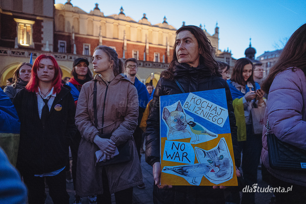 No War In My Name - demonstracja antywojenna w Krakowie  - zdjęcie nr 3