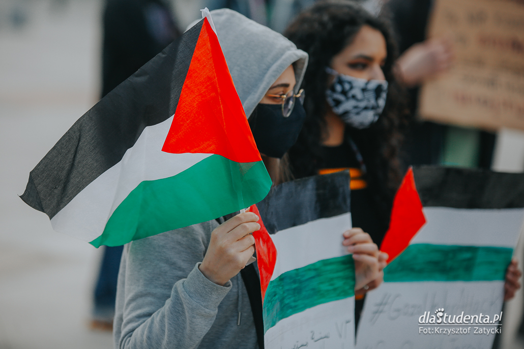 Wolna Palestyna - manifestacja we Wrocławiu  - zdjęcie nr 11