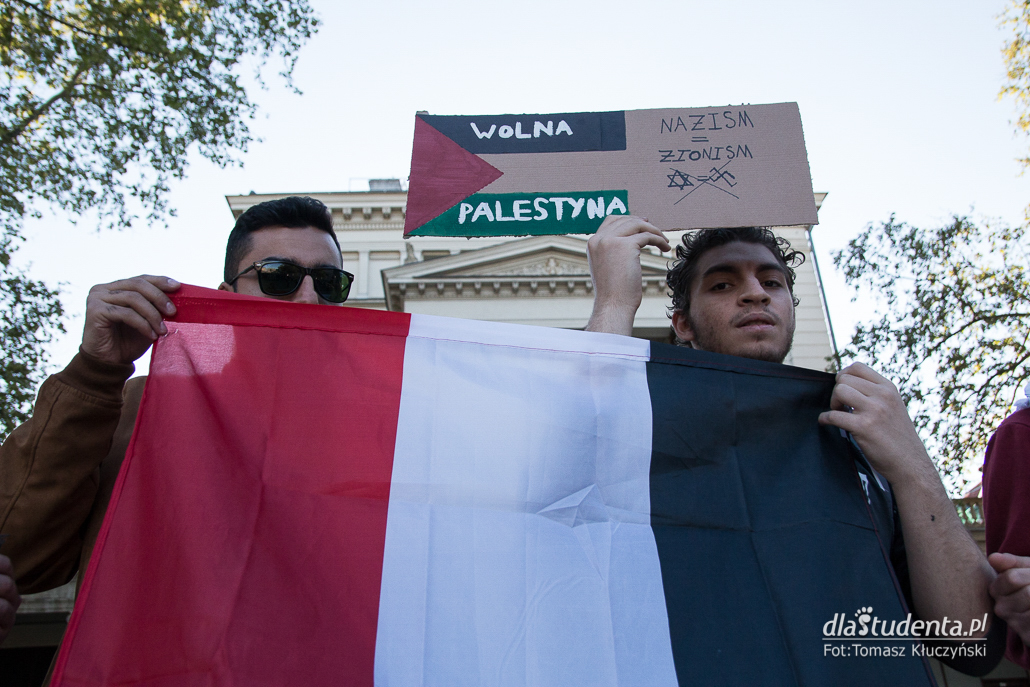 Solidarnie z Palestyną - manifestacja w Poznaniu - zdjęcie nr 5