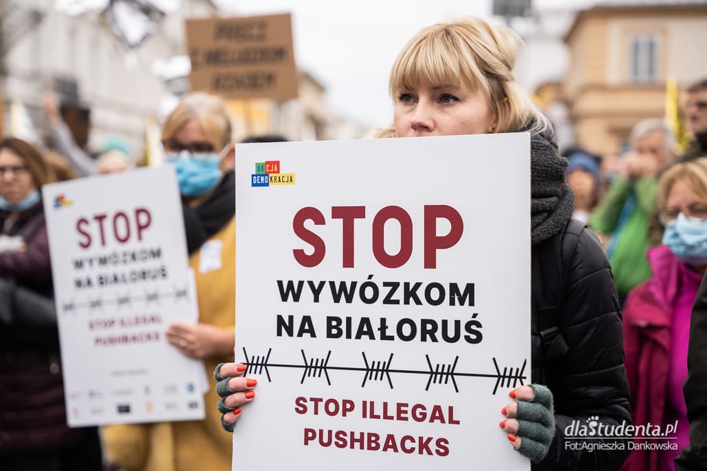 Stop torturom na granicy - manifestacja w Warszawie  - zdjęcie nr 3