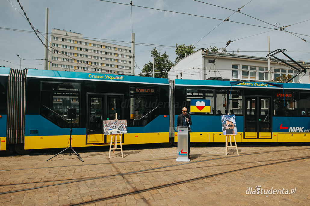 Tramwaj "Obrońcom Ukrainy 2022" - uroczysta prezentacja - zdjęcie nr 10