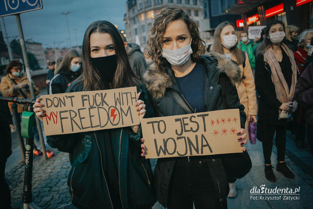 Strajk Kobiet - Blokada Wrocław - zdjęcie nr 4