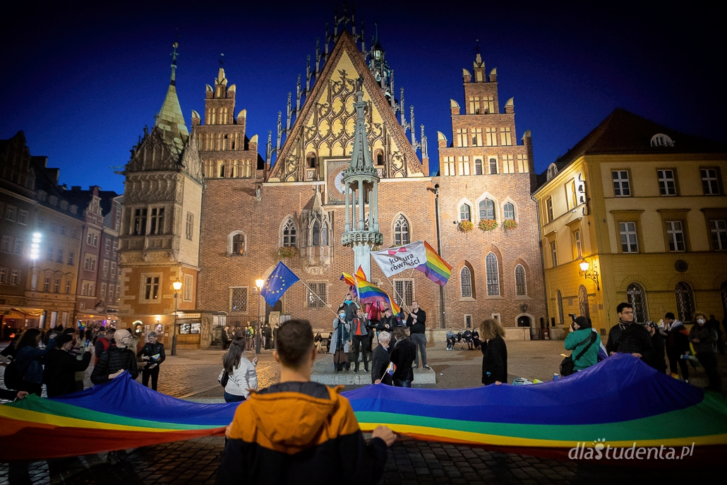 Jesteśmy u siebie - manifestacja LGBT we Wrocławiu  - zdjęcie nr 6