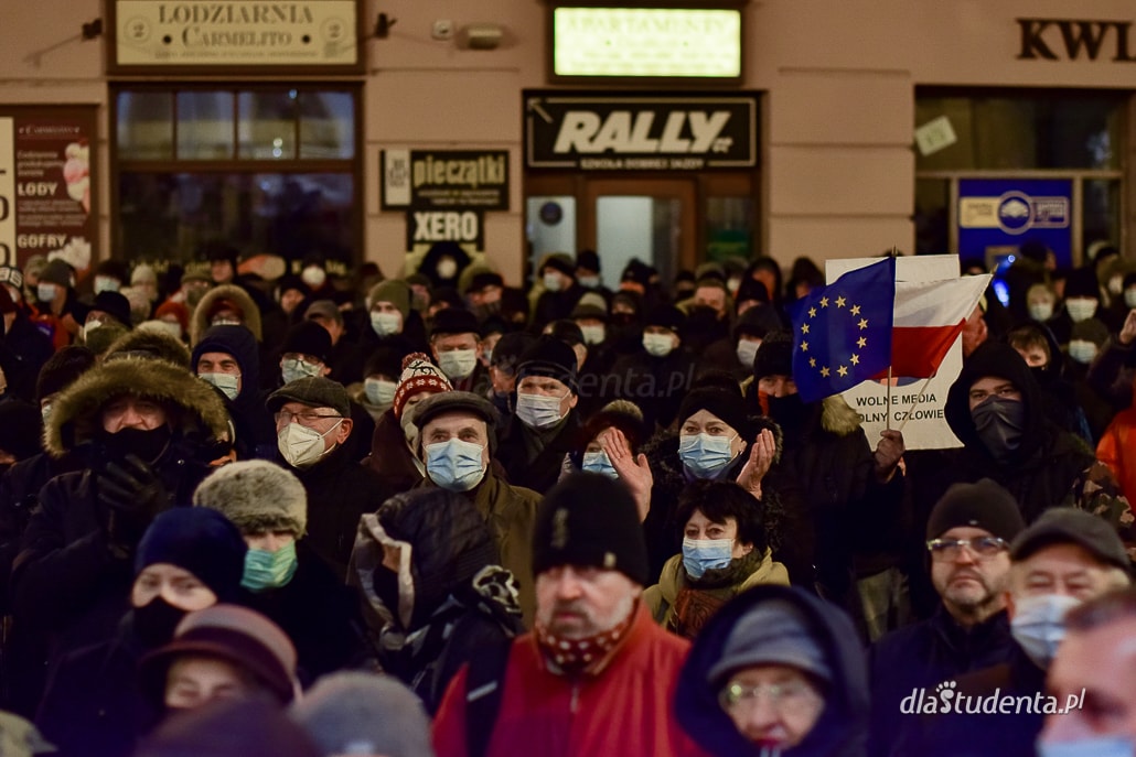 Wolne Media - protest w Lublinie - zdjęcie nr 10