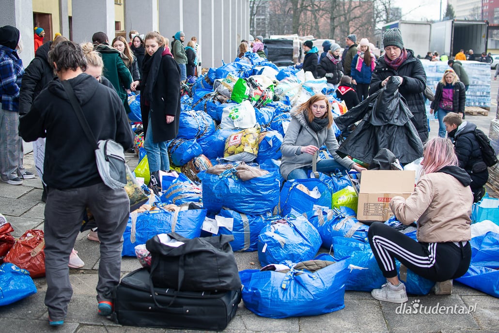 Polacy zbierają dary dla Ukrainy
