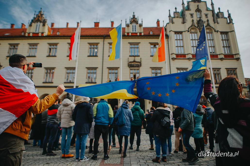 Wrocław solidarny z Ukrainą - zdjęcie nr 1