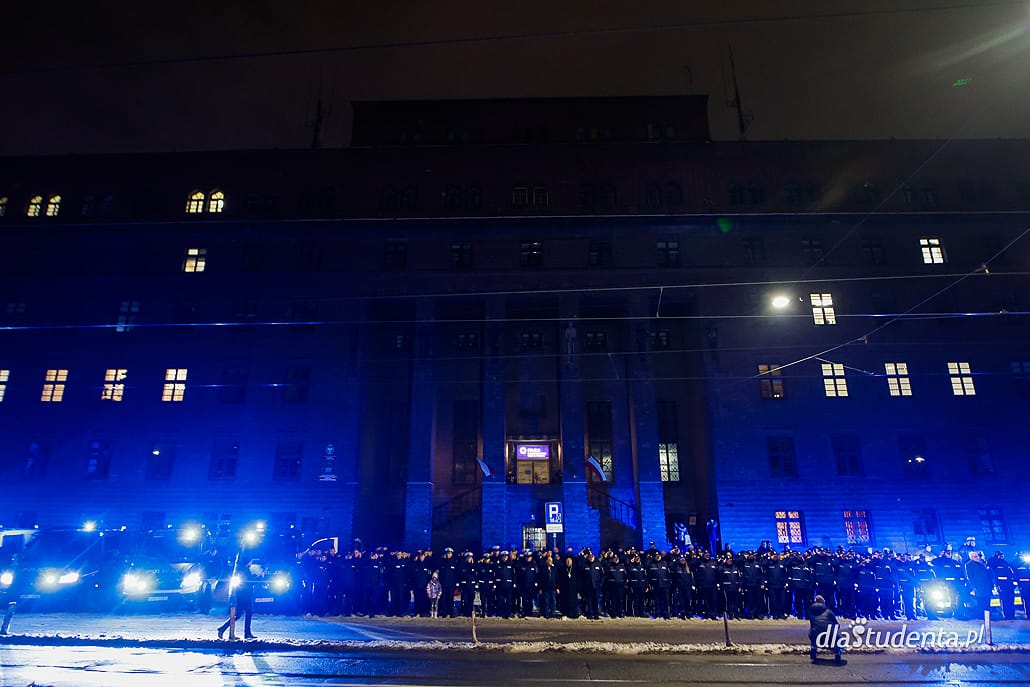 Wrocławscy policjanci pożegnali zamordowanych kolegów