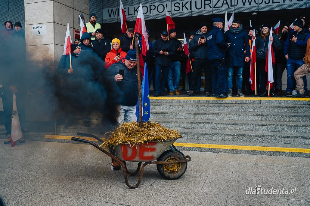 Ogólnopolski protest rolników w Poznaniu 
