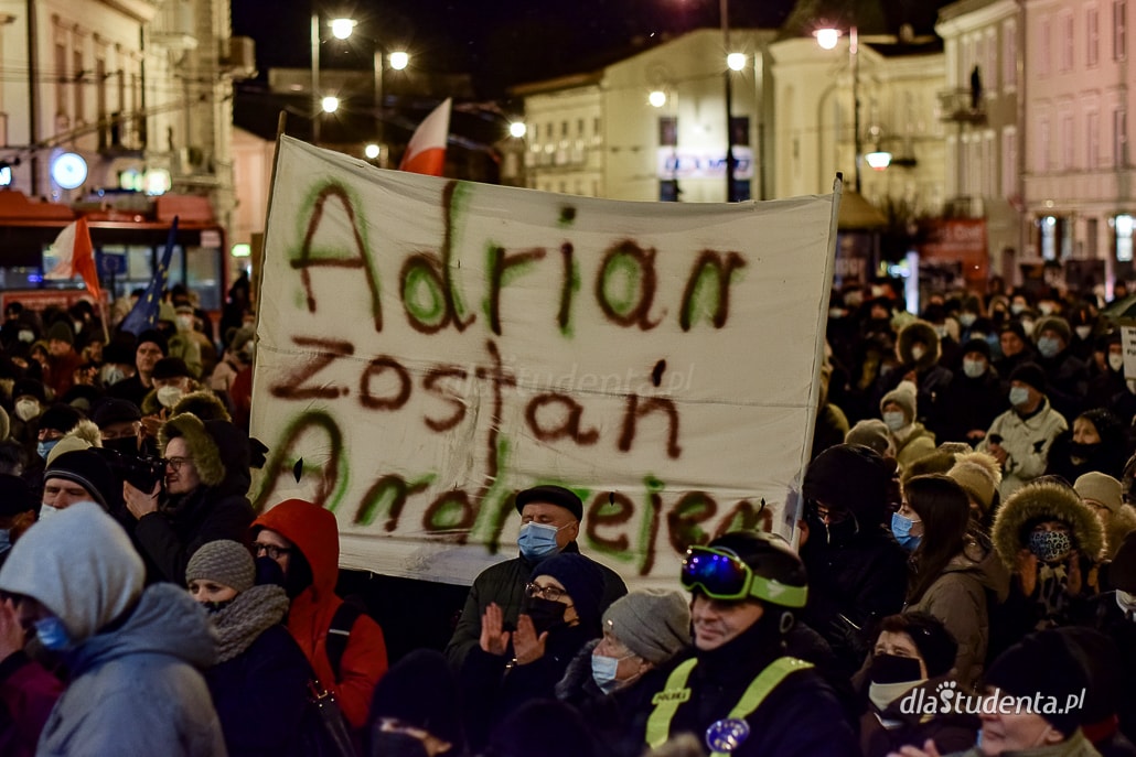 Wolne Media - protest w Lublinie - zdjęcie nr 1