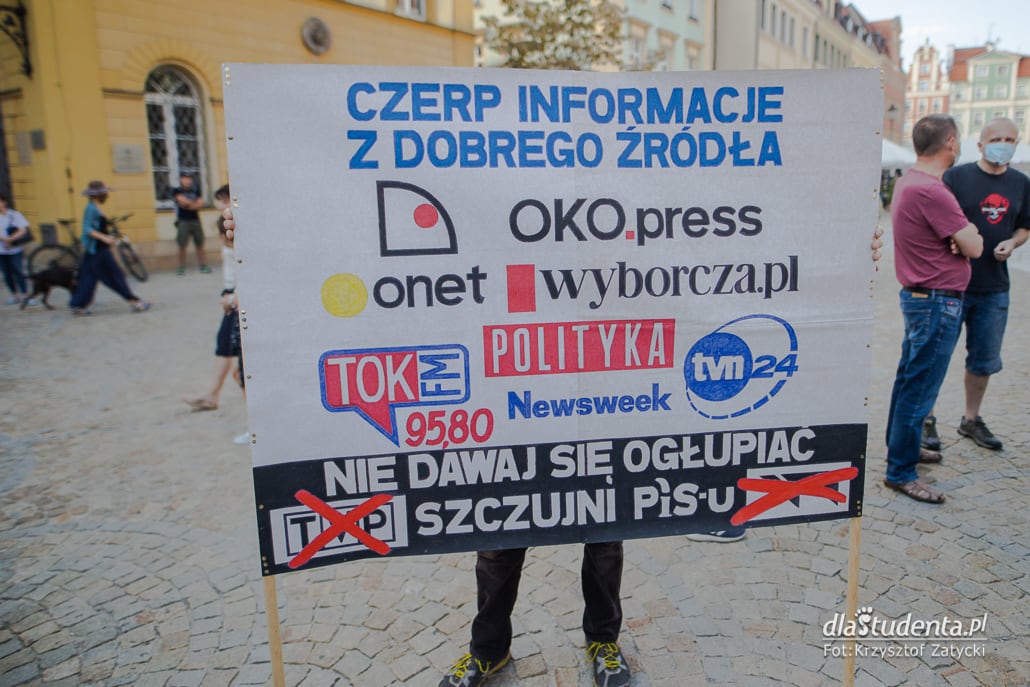 Wolne Media, Wolni Ludzie - manifestacja we Wrocławiu - zdjęcie nr 11