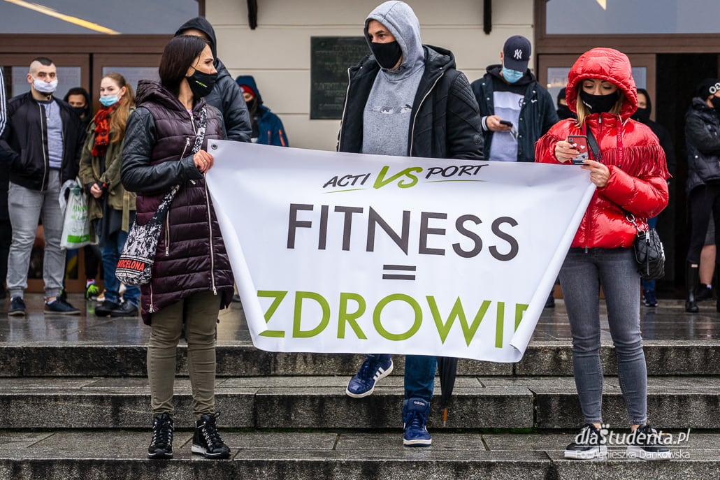 Protest branży fitness w Warszawie - zdjęcie nr 8