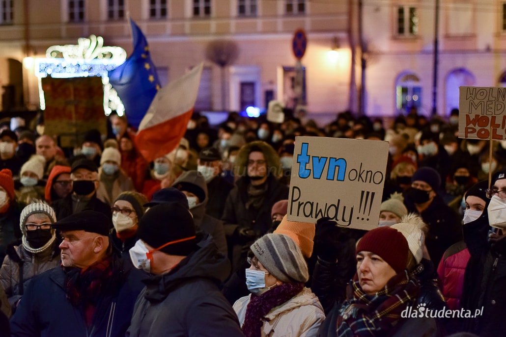 Wolne Media - protest w Lublinie - zdjęcie nr 9
