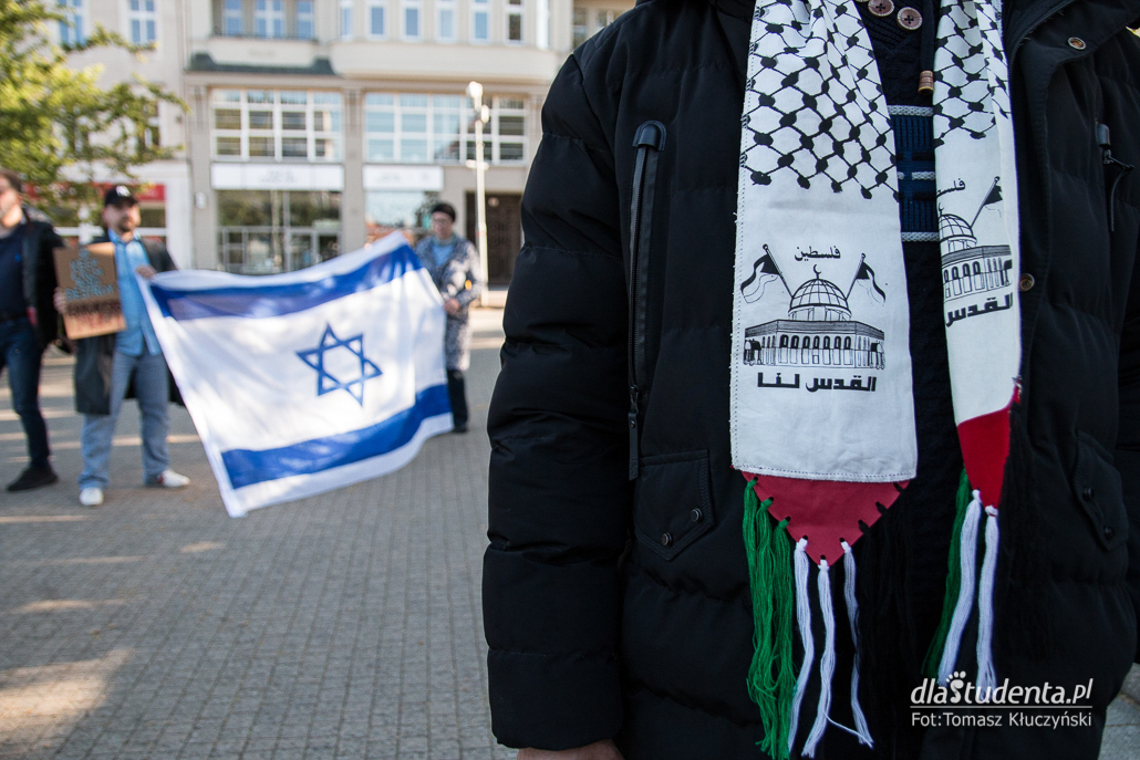 Solidarnie z Palestyną - manifestacja w Poznaniu - zdjęcie nr 8