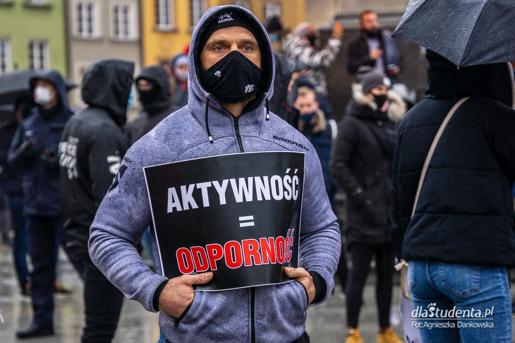 Protest branży fitness w Warszawie - zdjęcie nr 3