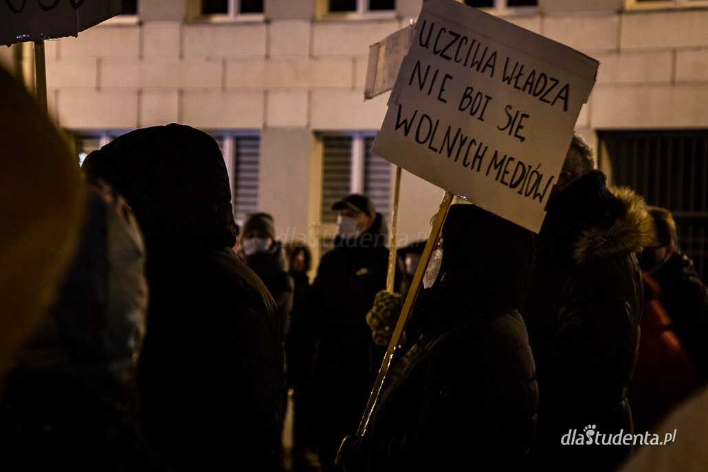 Wolne Media - protest w Białymstoku  - zdjęcie nr 8