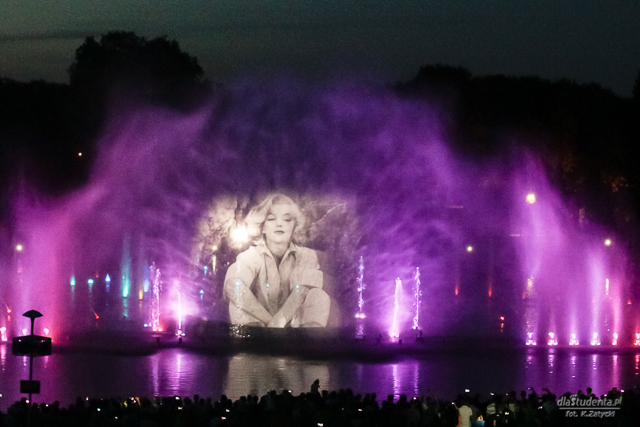 Dzień dobry Marilyn - pokaz wrocławskiej Fontanny Multimedialnej - zdjęcie nr 5