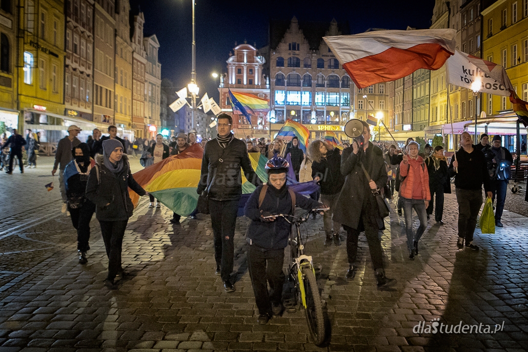 Jesteśmy u siebie - manifestacja LGBT we Wrocławiu  - zdjęcie nr 5