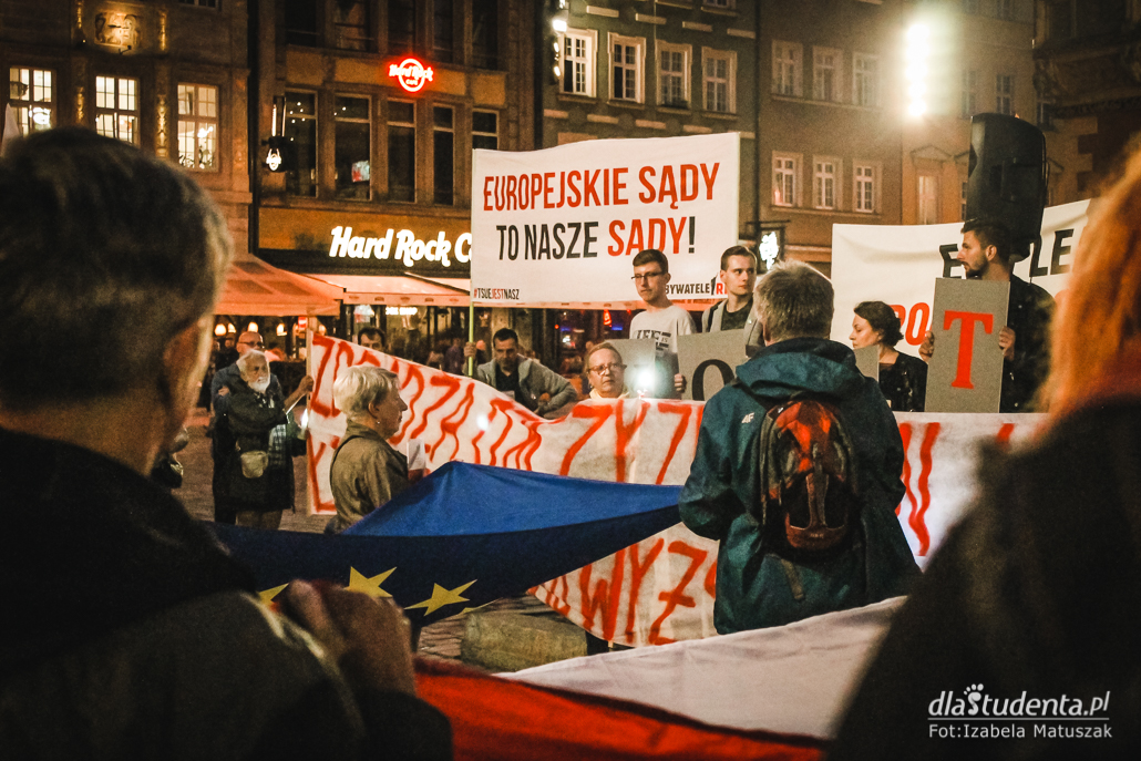 Wolne Sądy - protest we Wrocławiu - zdjęcie nr 1