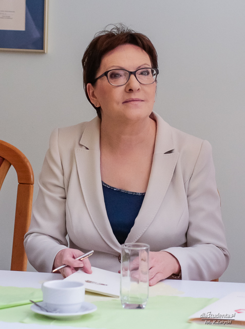 Prezes Rady Ministrów - Ewa Kopacz we Wrocławiu - zdjęcie nr 9