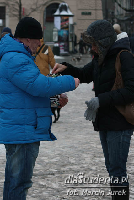 Wolontariusze WOŚP na ulicach Krakowa - zdjęcie nr 7