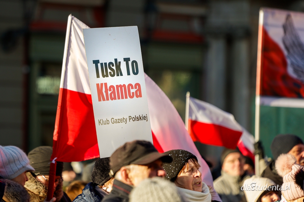 "Protest Wolnych Polaków" we Wrocławiu  - zdjęcie nr 7