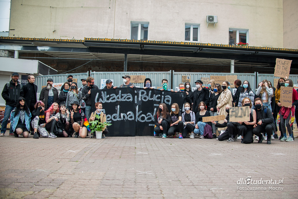 Protest Black Lives Matter w Łodzi