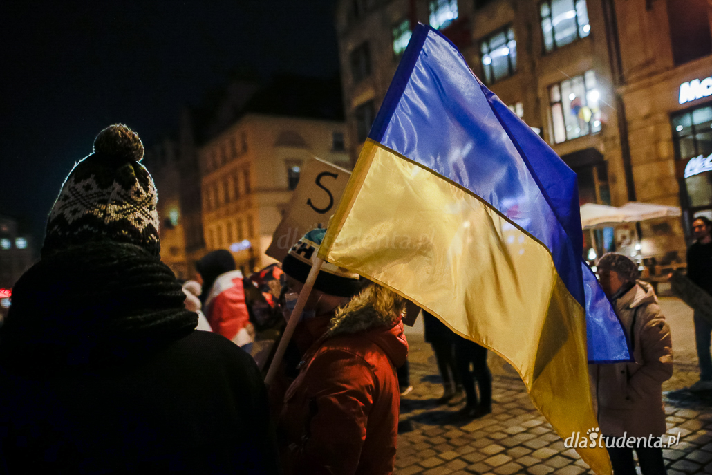 TAK dla Ukrainy w Unii Europejskiej - manifestacja we Wroclawiu  - zdjęcie nr 7