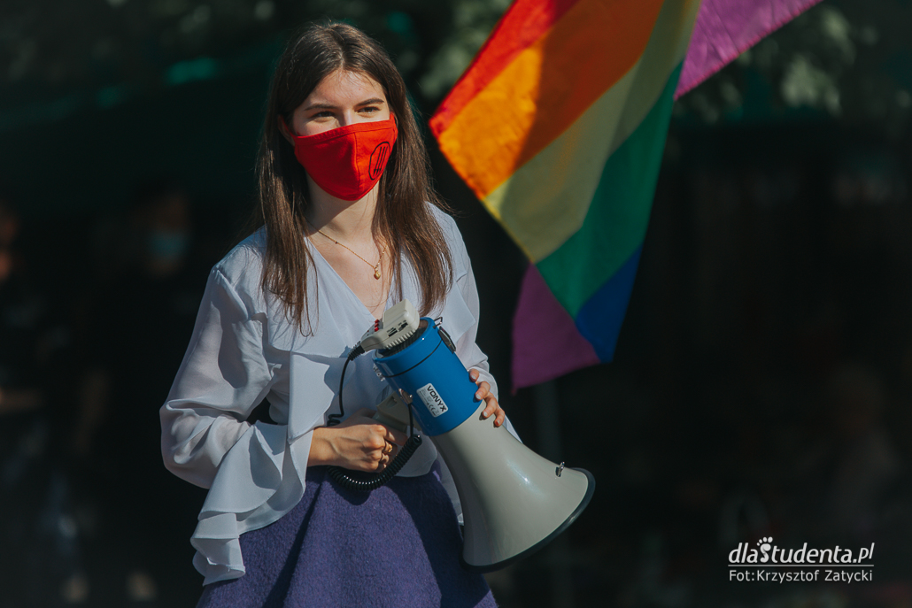 Stop przemocy wobec osób LGBTQIA - manifestacja we Wrocławiu - zdjęcie nr 10