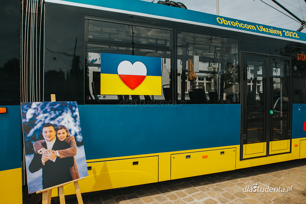 Tramwaj "Obrońcom Ukrainy 2022" - uroczysta prezentacja - zdjęcie nr 3
