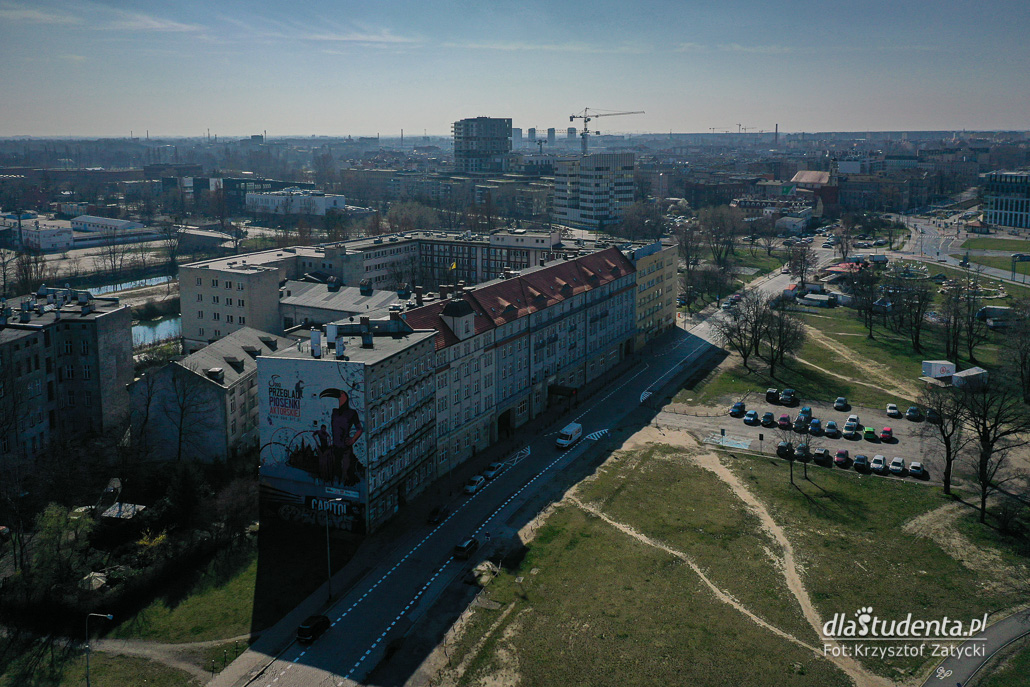 Koronawirus we Wrocławiu: puste miasto z lotu ptaka - zdjęcie nr 12