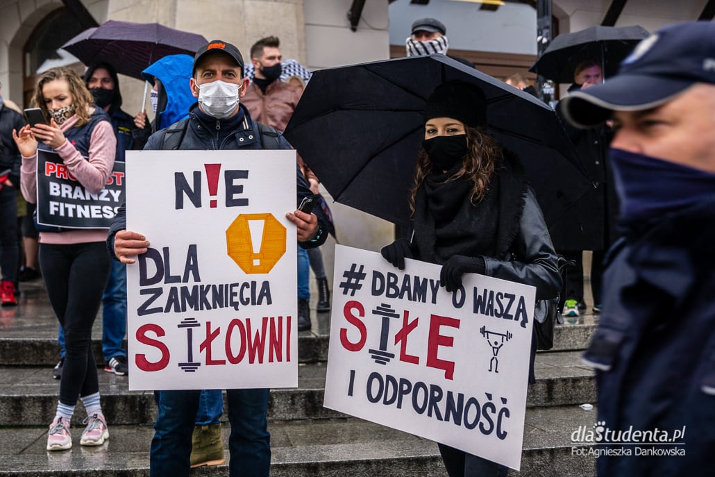 Protest branży fitness w Warszawie - zdjęcie nr 9