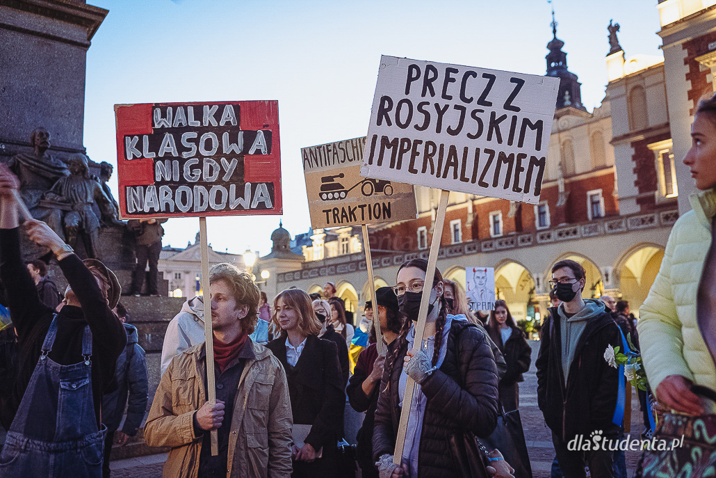 No War In My Name - demonstracja antywojenna w Krakowie  - zdjęcie nr 4