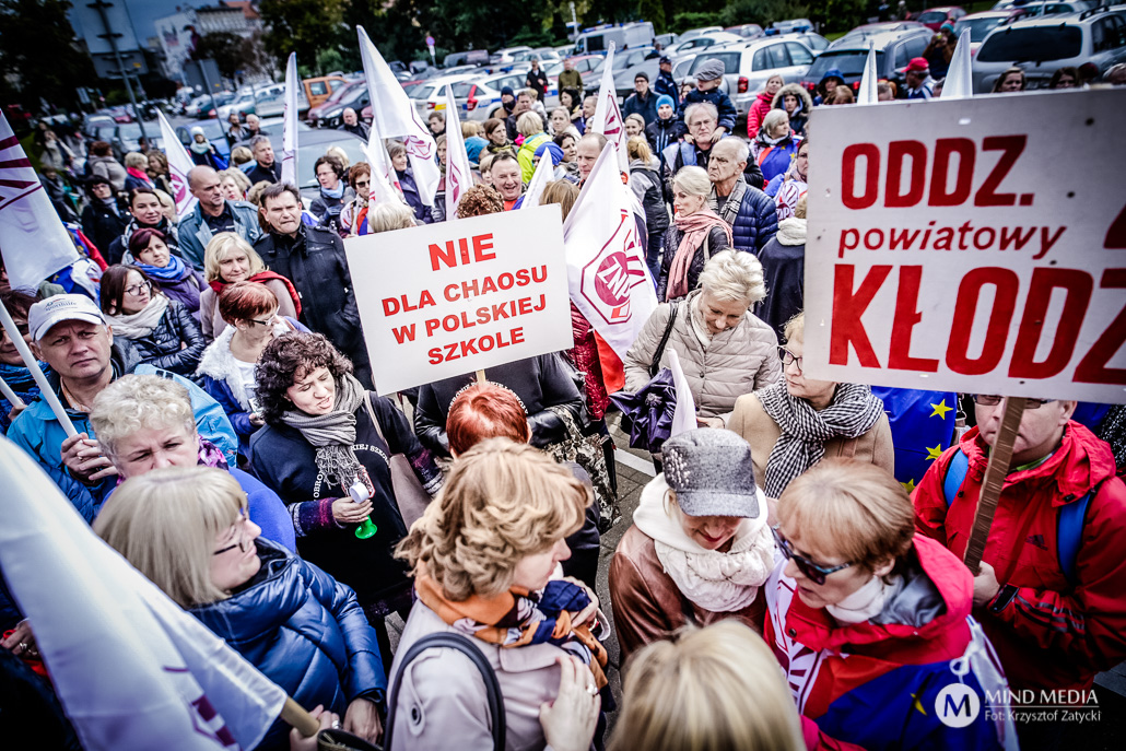 Protest nauczycieli we Wrocławiu - zdjęcie nr 7