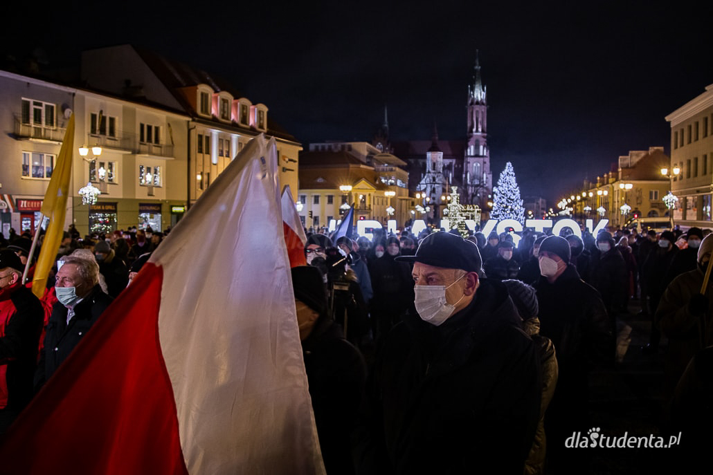 Wolne Media - protest w Białymstoku  - zdjęcie nr 6